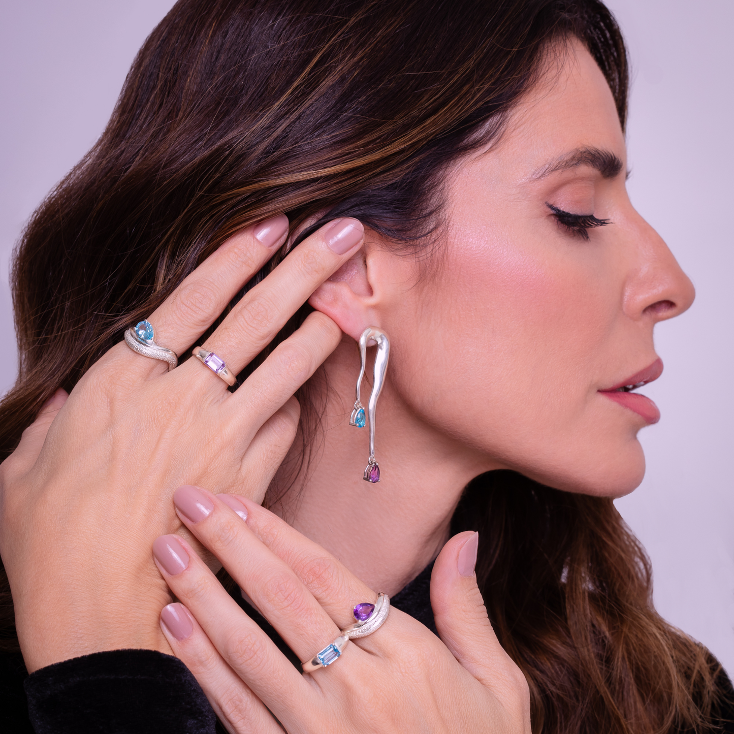 Anel Alzira Prata 925