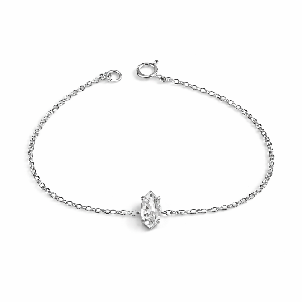 Pulseira Identidade - Escolha a gema do seu mês - Sob encomenda