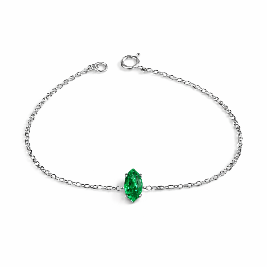 Pulseira Identidade - Escolha a gema do seu mês - Sob encomenda