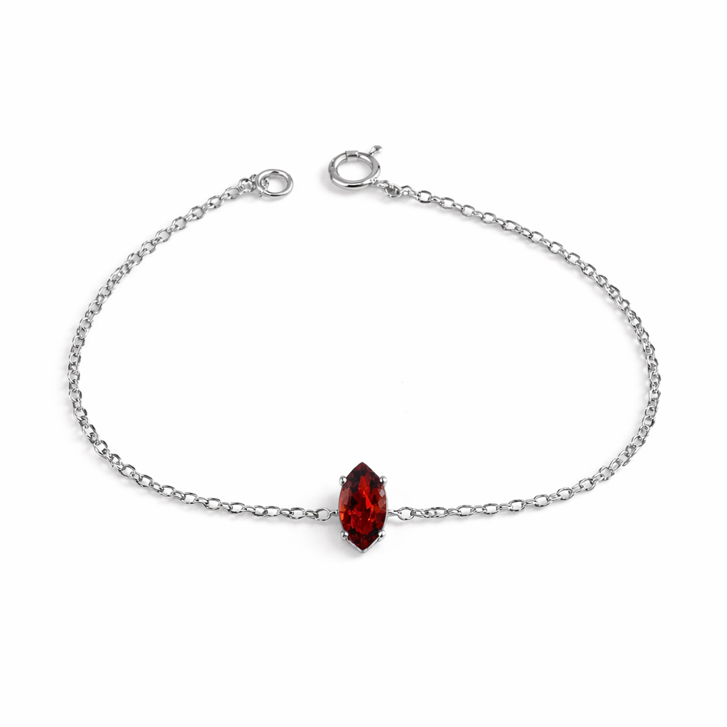 Pulseira Identidade - Escolha a gema do seu mês - Sob encomenda