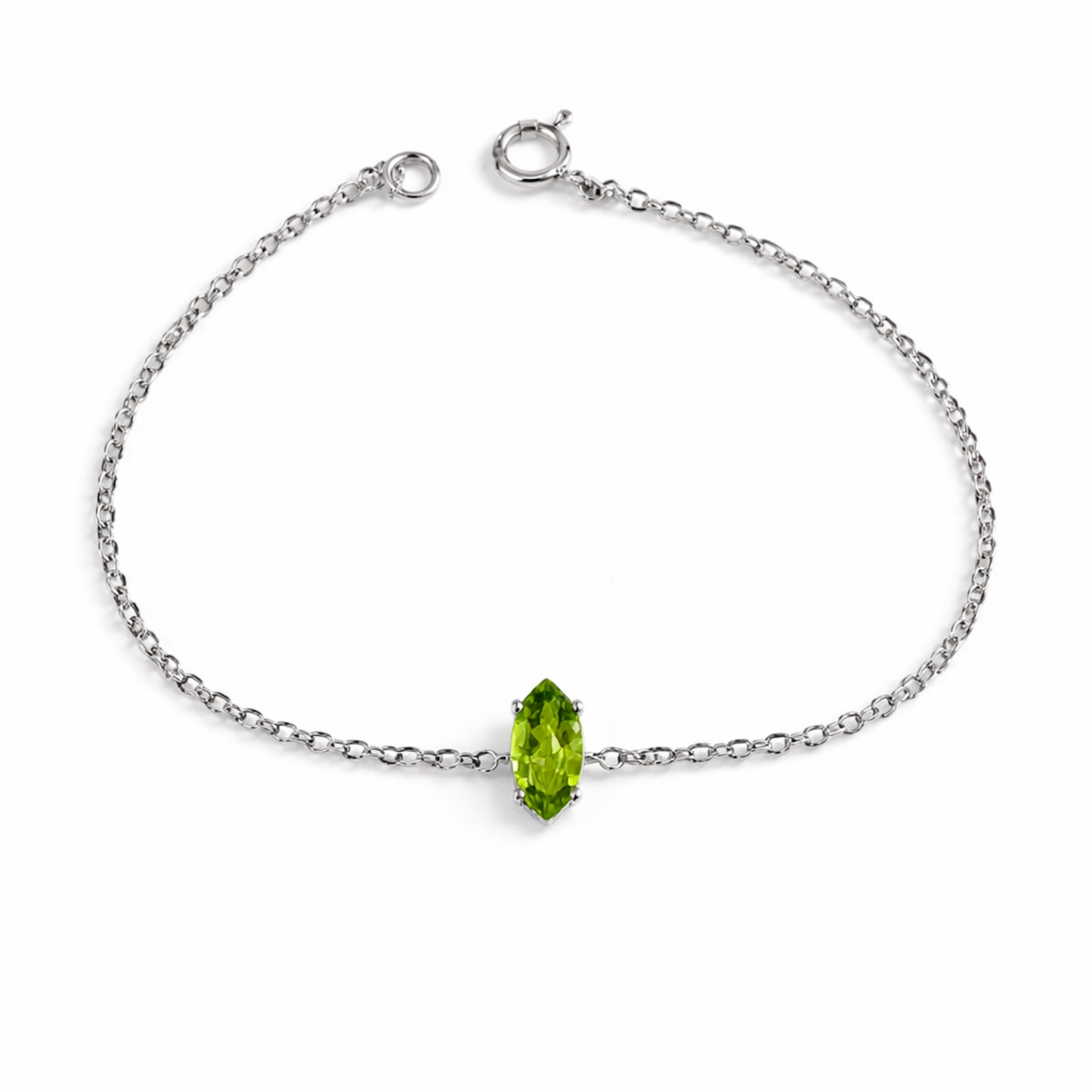 Pulseira Identidade - Escolha a gema do seu mês - Sob encomenda