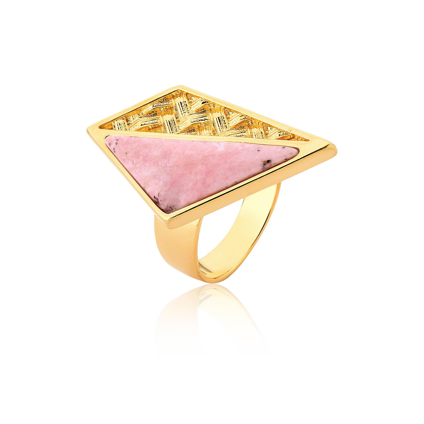 Anel Rodocrista Ouro