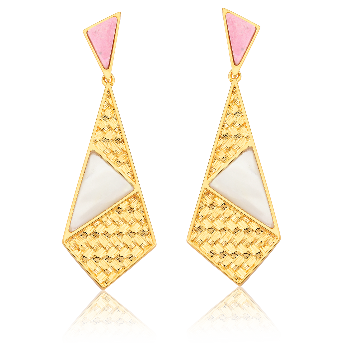 Brinco Rodocrista Ouro