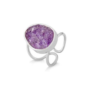 Aneis Inlay Rodio Regulavel