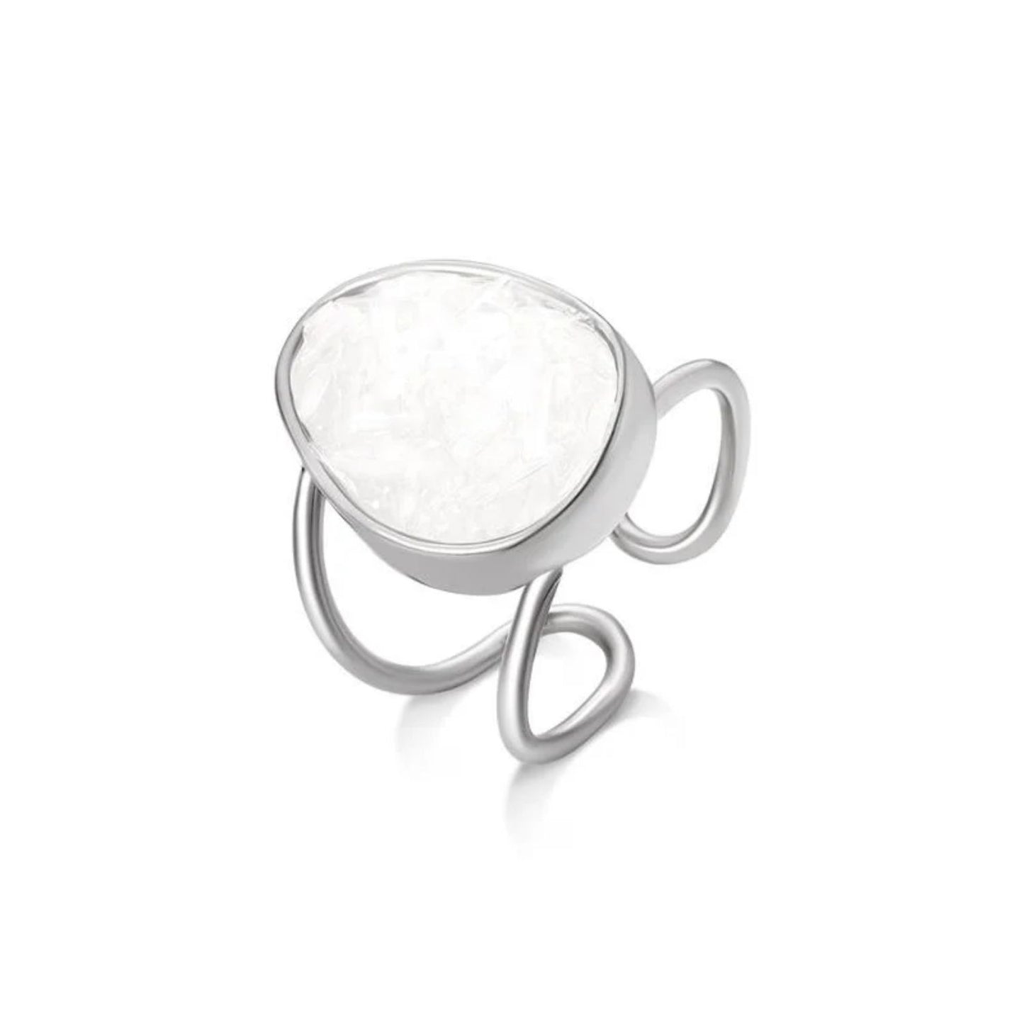 Aneis Inlay Rodio Regulavel