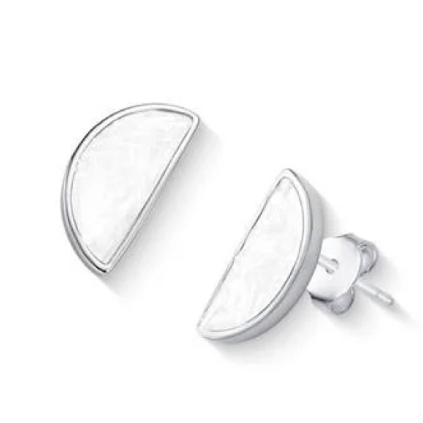 Brinco Meia Lua Inlay