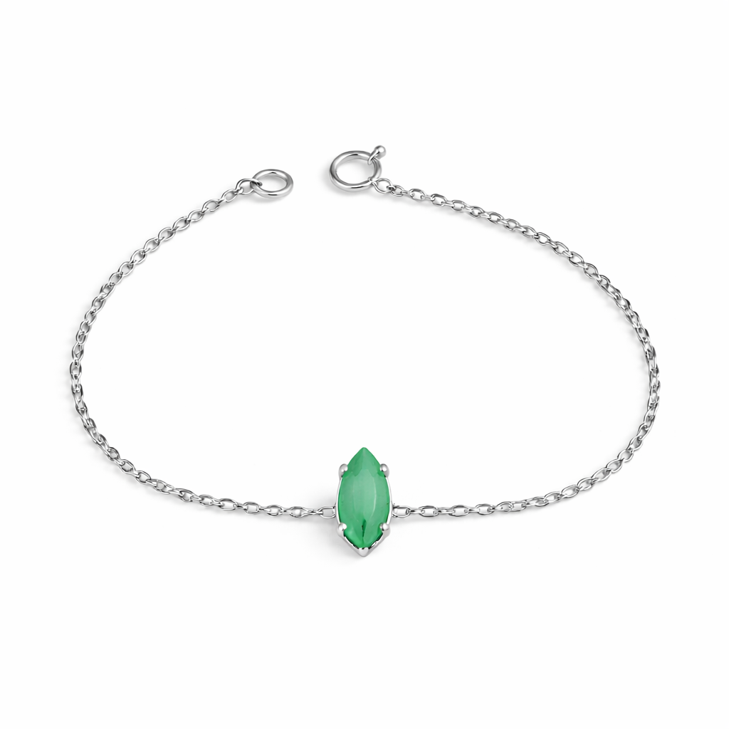 Pulseira Identidade - Escolha a gema do seu mês - Sob encomenda