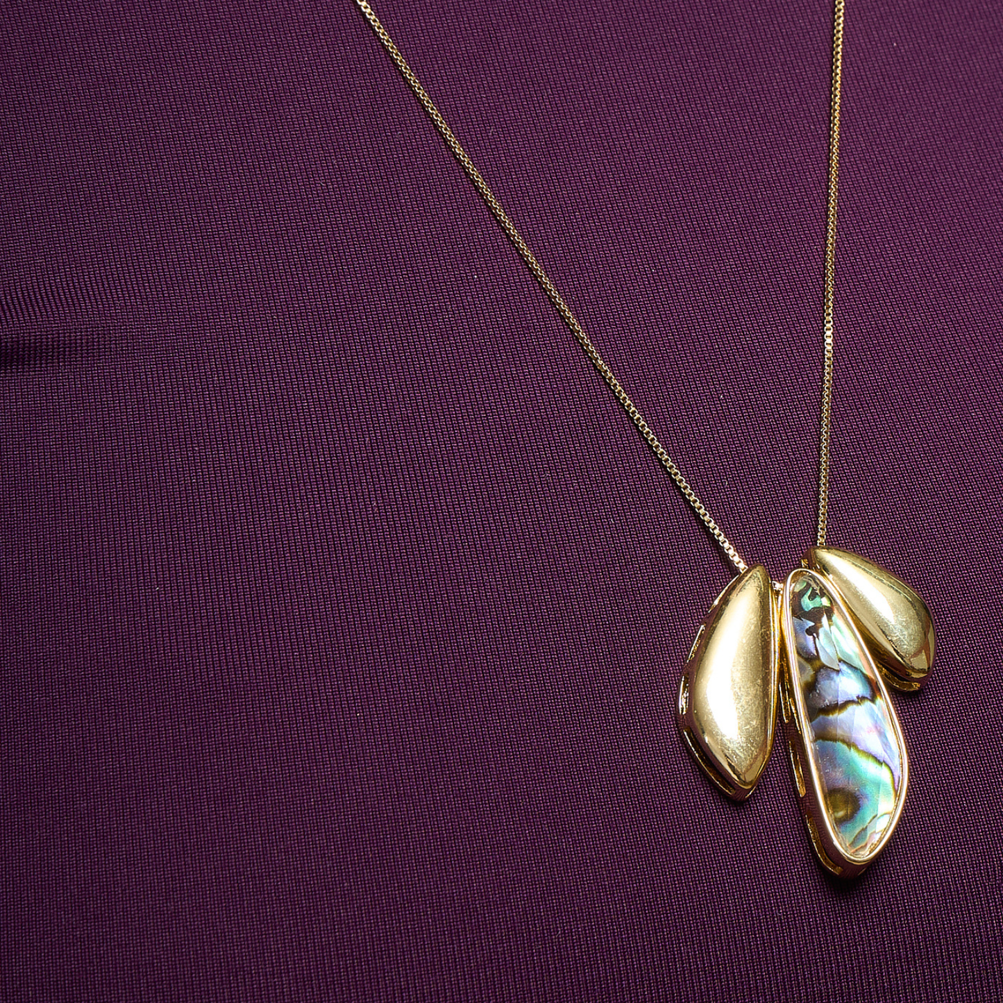 Colar Coragem Abalone