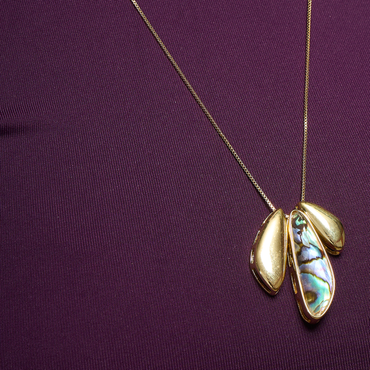 Colar Coragem Abalone