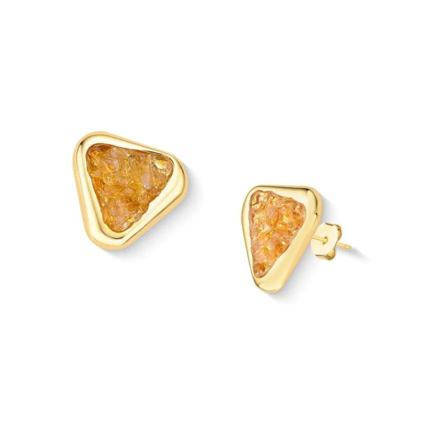 Brinco Classic Inaly banho de ouro 18k