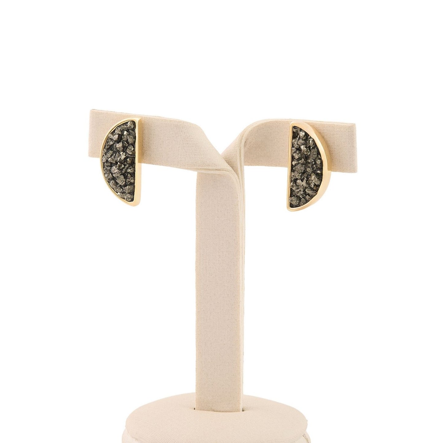 Brinco Meia Lua Inlay