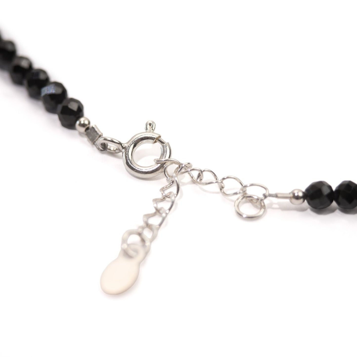 Colar Onix e Pérola Barroca Prata 925