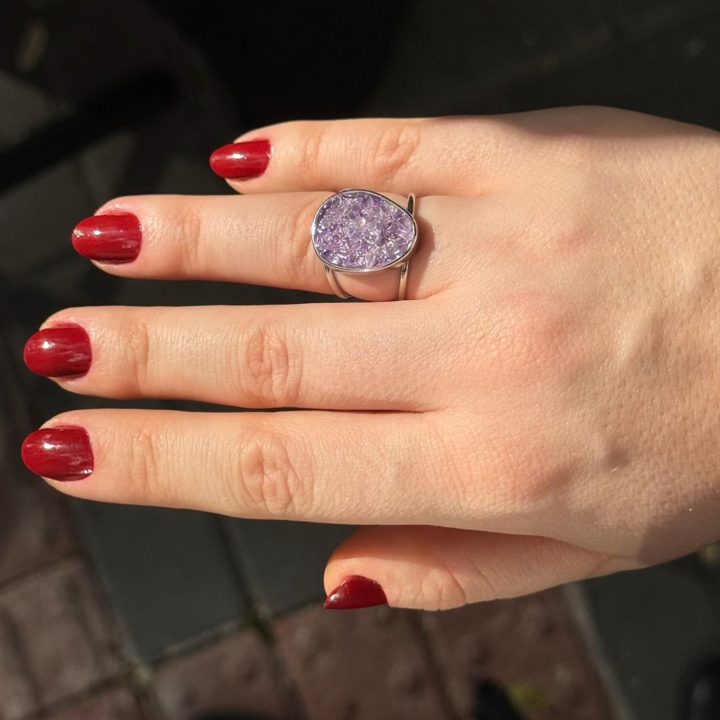 Aneis Inlay Rodio Regulavel