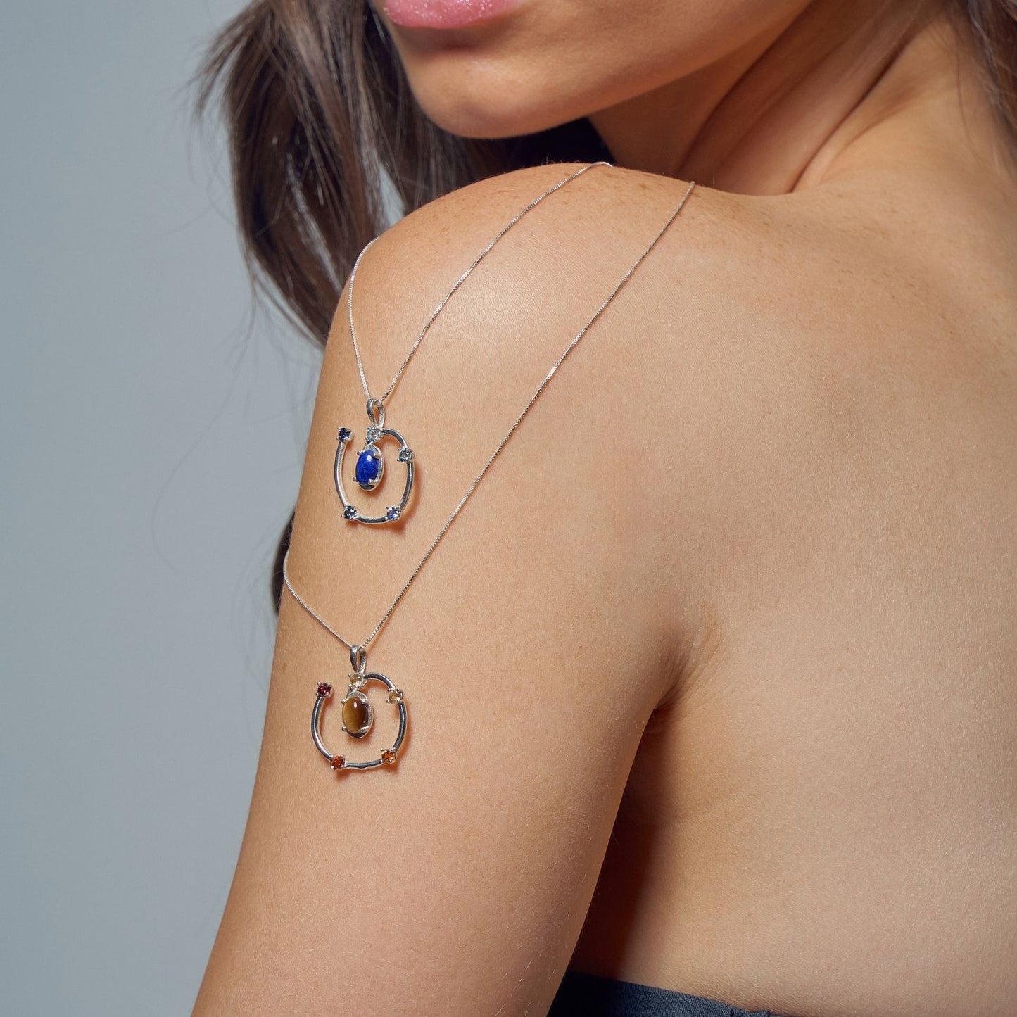 Colar Ciclos Prata 925