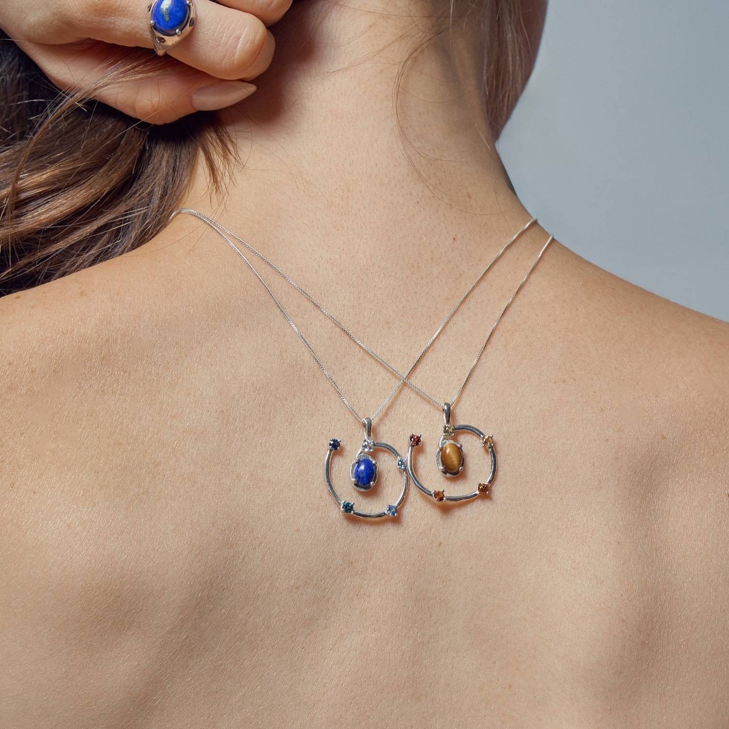 Colar Ciclos Prata 925