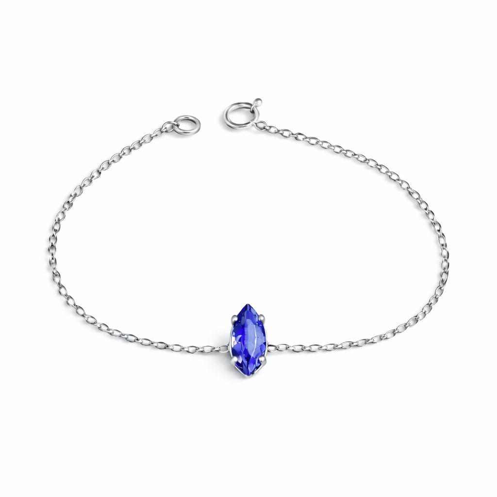 Pulseira Identidade - Escolha a gema do seu mês - Sob encomenda