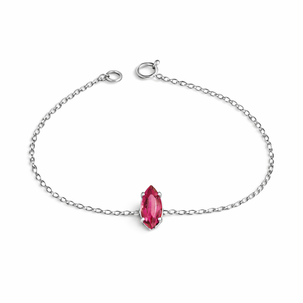 Pulseira Identidade - Escolha a gema do seu mês - Sob encomenda